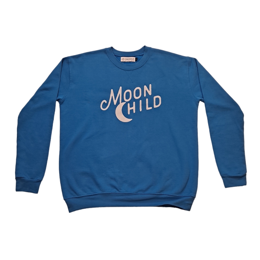 Kid Dangerous Blue Moon Child Crew Neck Size Large